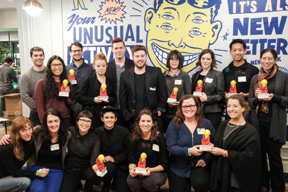 Winners of Technical.ly's 2016 Brooklyn Innovation Awards.