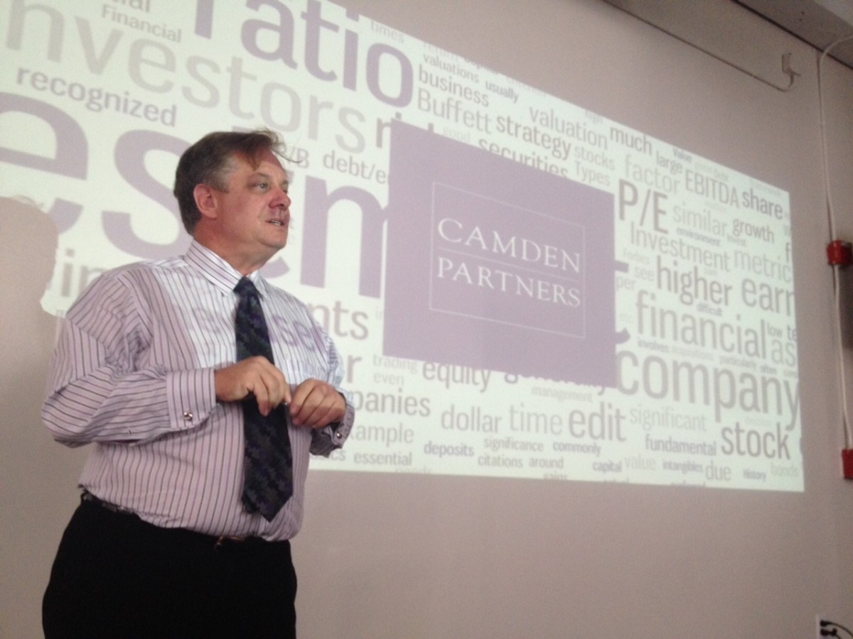 Camden Partners founder David Warnock speaks during Baltimore Innovation Week 2015. (Photo by Christopher Wink)