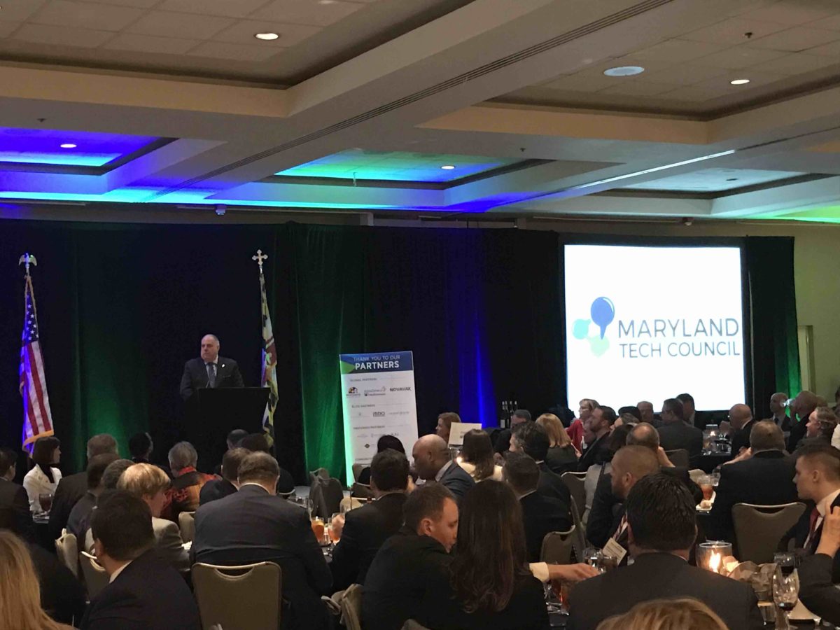 Gov. Larry Hogan announces the merger.