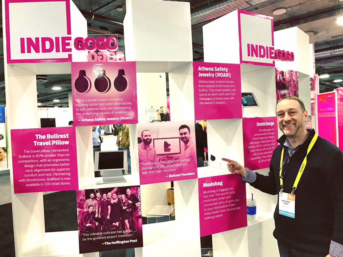 ROAR for Good Cofounder Anthony Gold at CES 2017.