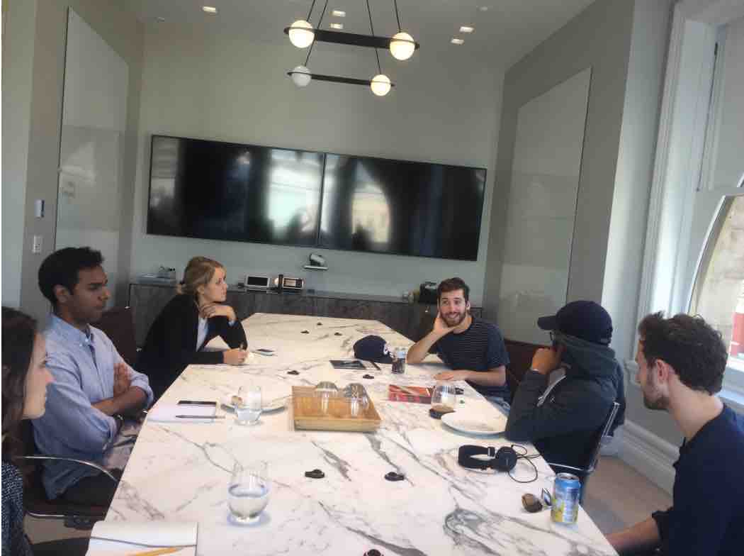 Rough Draft Ventures at a pitch meeting at General Catalyst's New York City HQ.