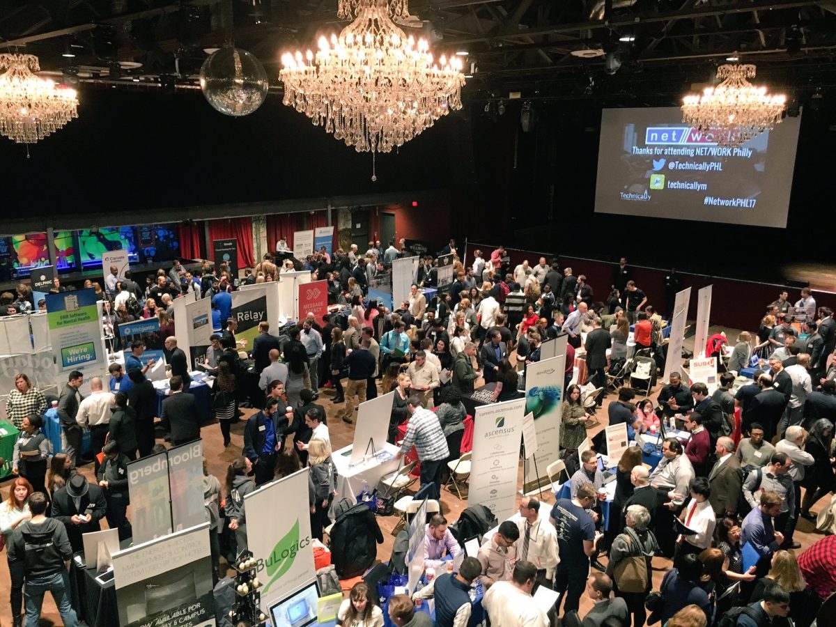 This is what 52 companies trying to capture talent looks like.