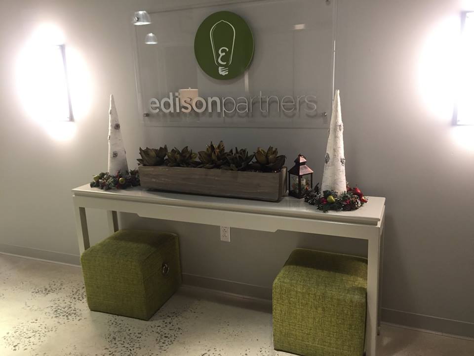 At Edison Partners in Princeton.