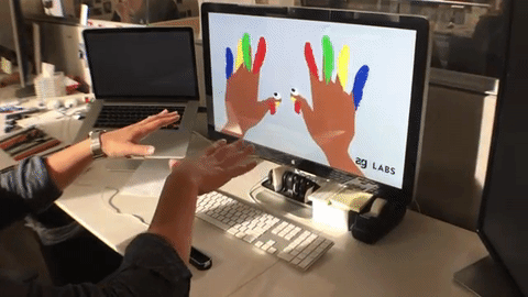 An augmented reality... turkey (?) made at A&G Labs.