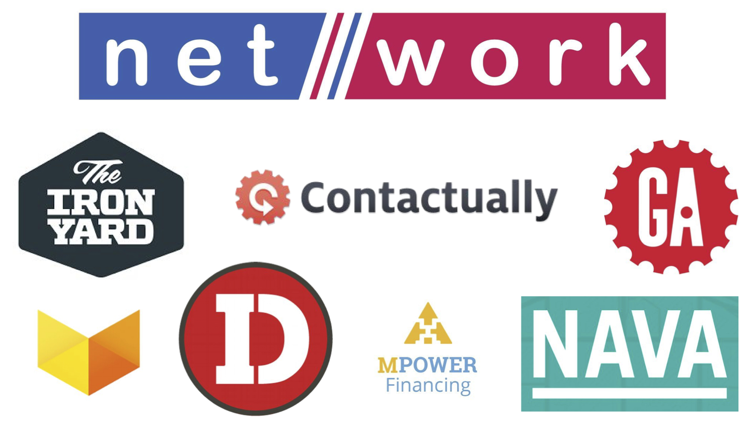 Some of the great folks who will be at our jobs fair, NET/WORK.
