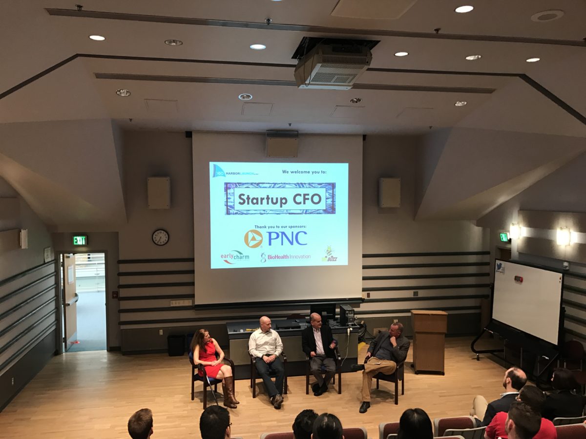 The "Startup CFO" panel at IMET.