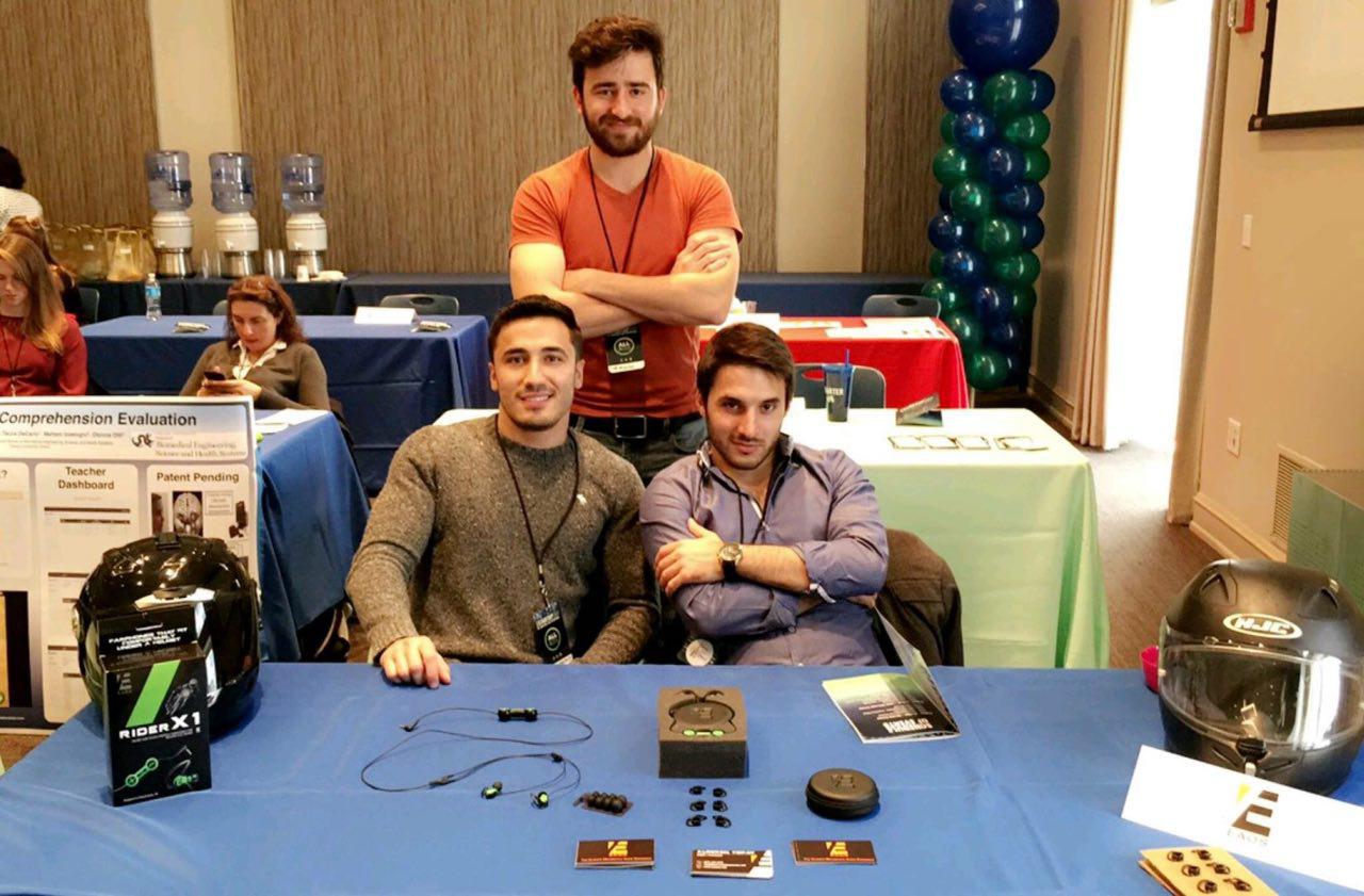 (Left to right) EAOS cofounders Cihan Bilgin, Alperen Topay and Emin Faki.