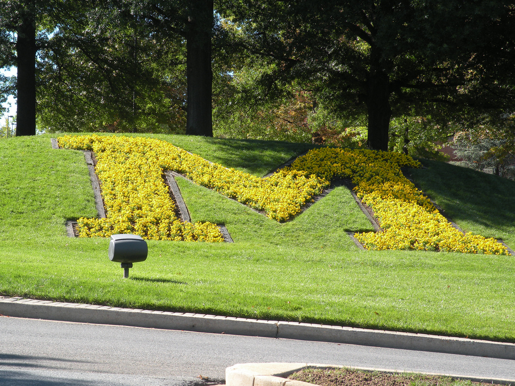 The grounds of the University of Maryland.