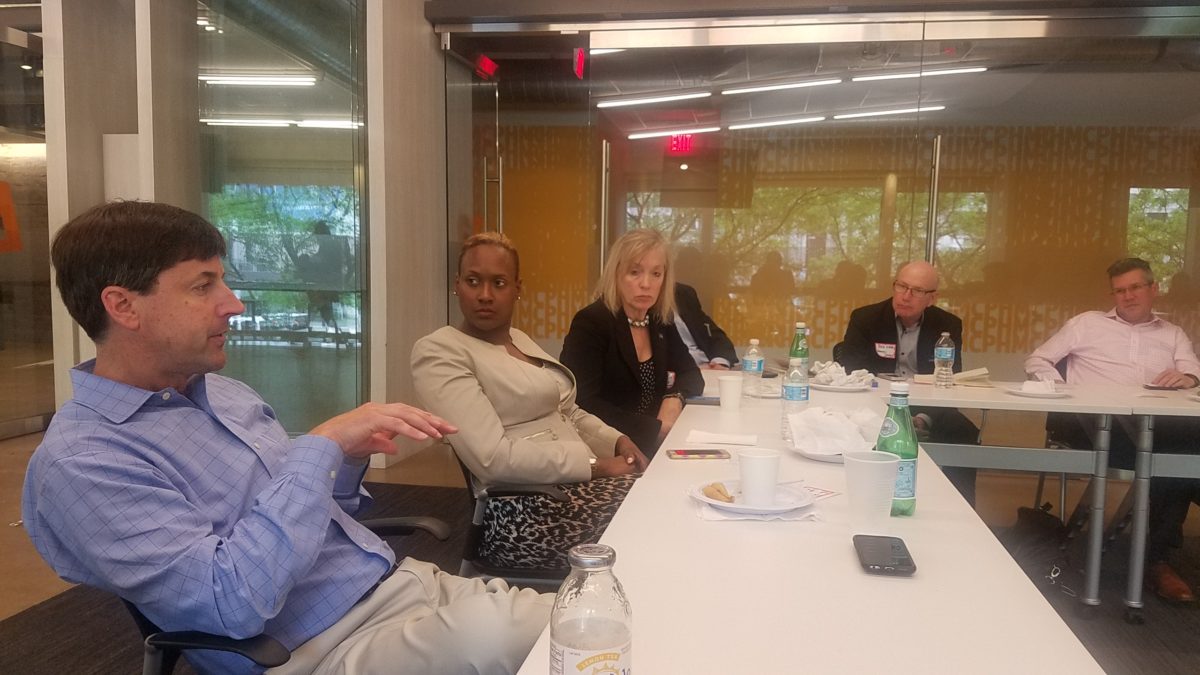 IBX's Tom Olenzak at our roundtable discussion.
