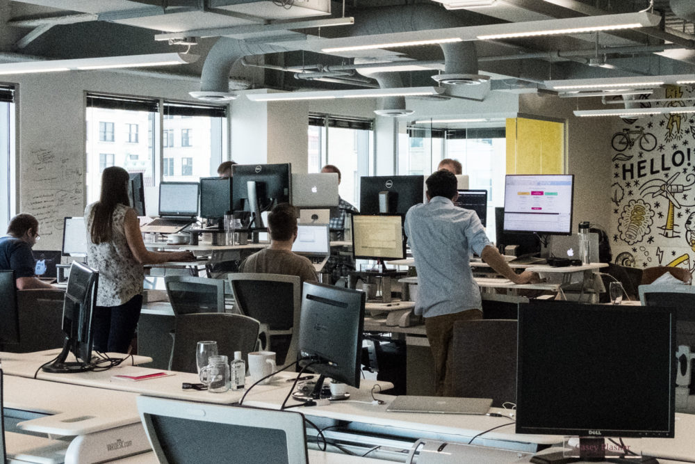 Inside the Inspire offices.