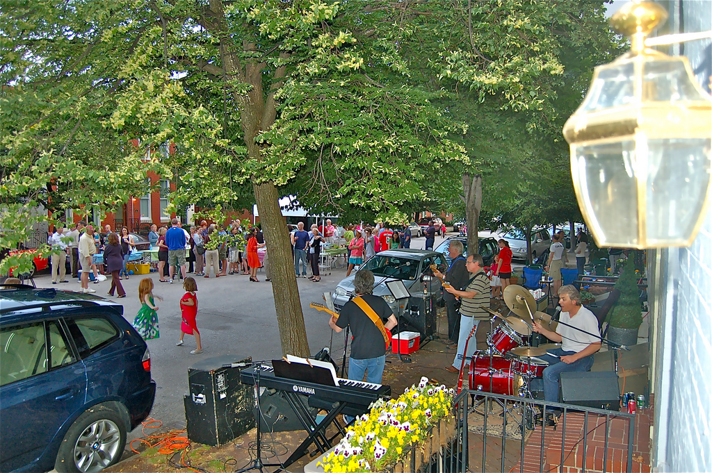 A 2010 block party in Federal Hill.