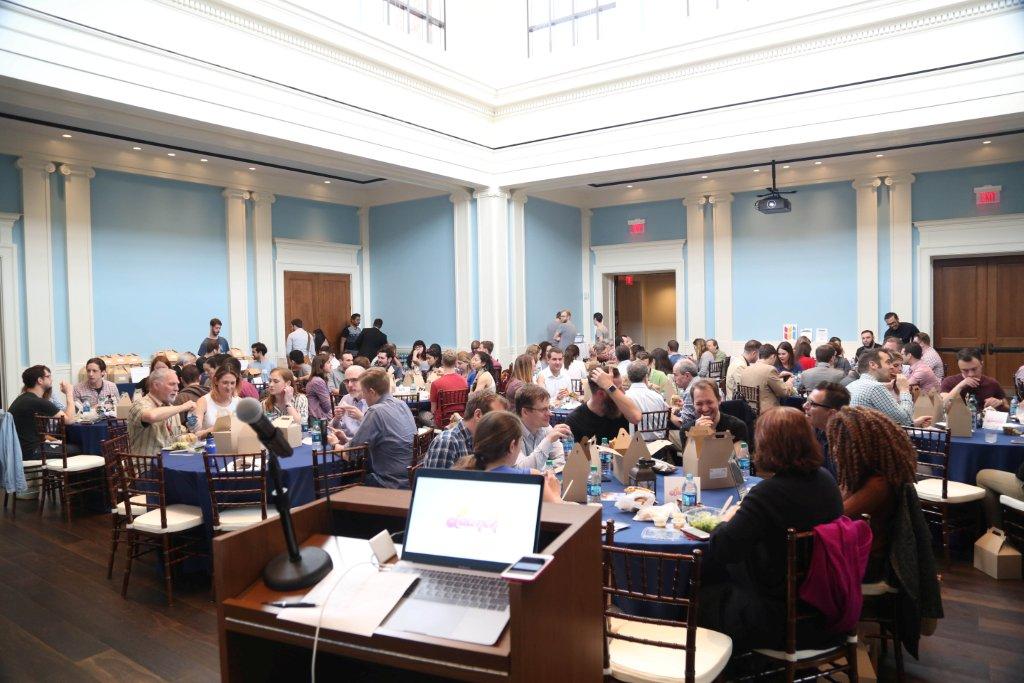 The crowd at Out to Launch during Philly Tech Week 2017.