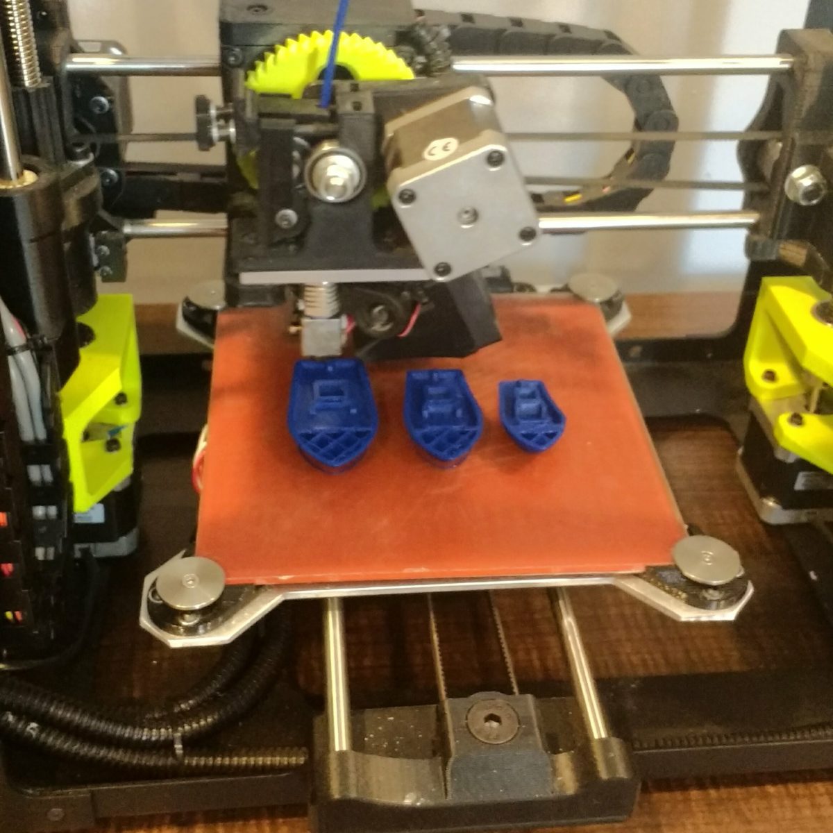 A 3D printer at NextFab Wilmington. (Photo by Holly Quinn)