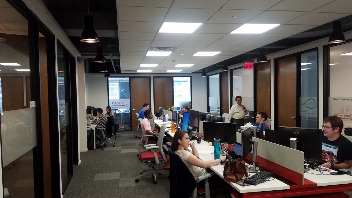 City staffers now sit next to StubHub data scientists in one of Pipeline's open spaces.