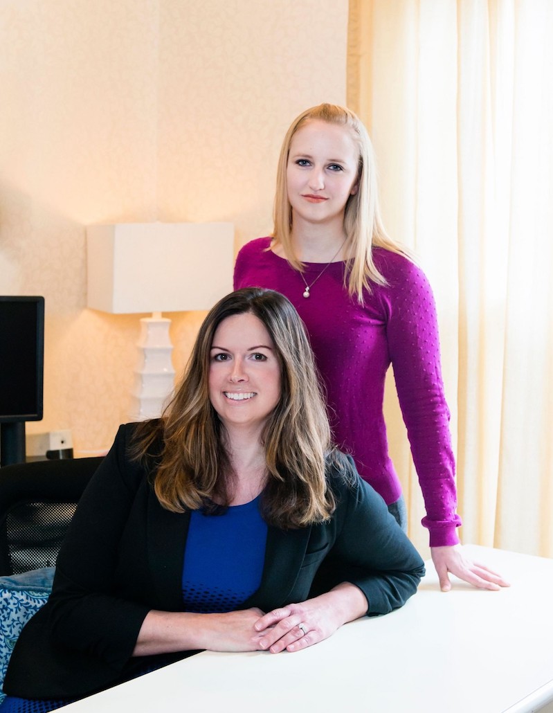 Course Arc cofounders Katie Egan (left) and Bethany Meyer.