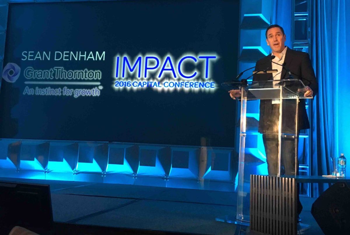 At the 2016 IMPACT Conference, known this year as the PACT Capital Conference.