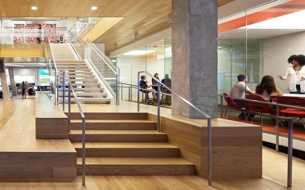 The HQ of architectural design firm Gensler played host to a conversation about growing a company in DC.