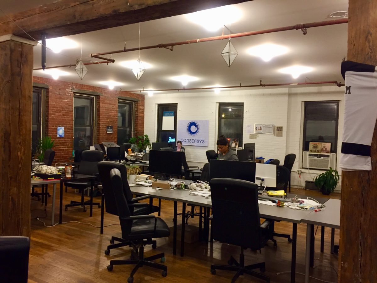 Inside Consensys's East Williamsburg HQ.