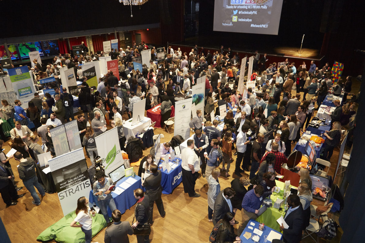 The scene at NET/WORK Philly 2017.