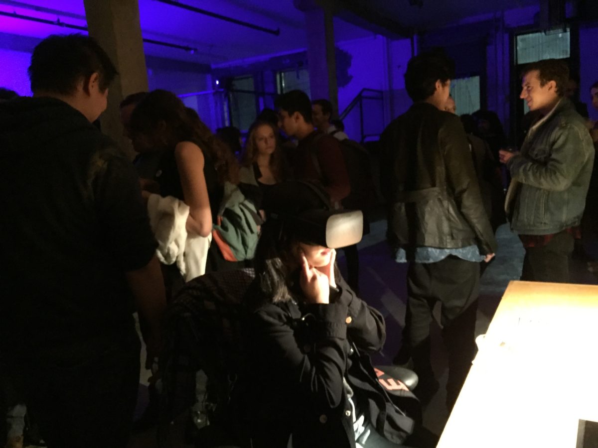 Inside Eyebeam's Bushiwck offices.