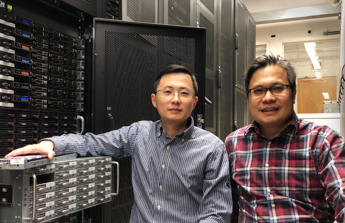Termaxia cofounders Changbin Liu (left) and Boon Thau Loo.