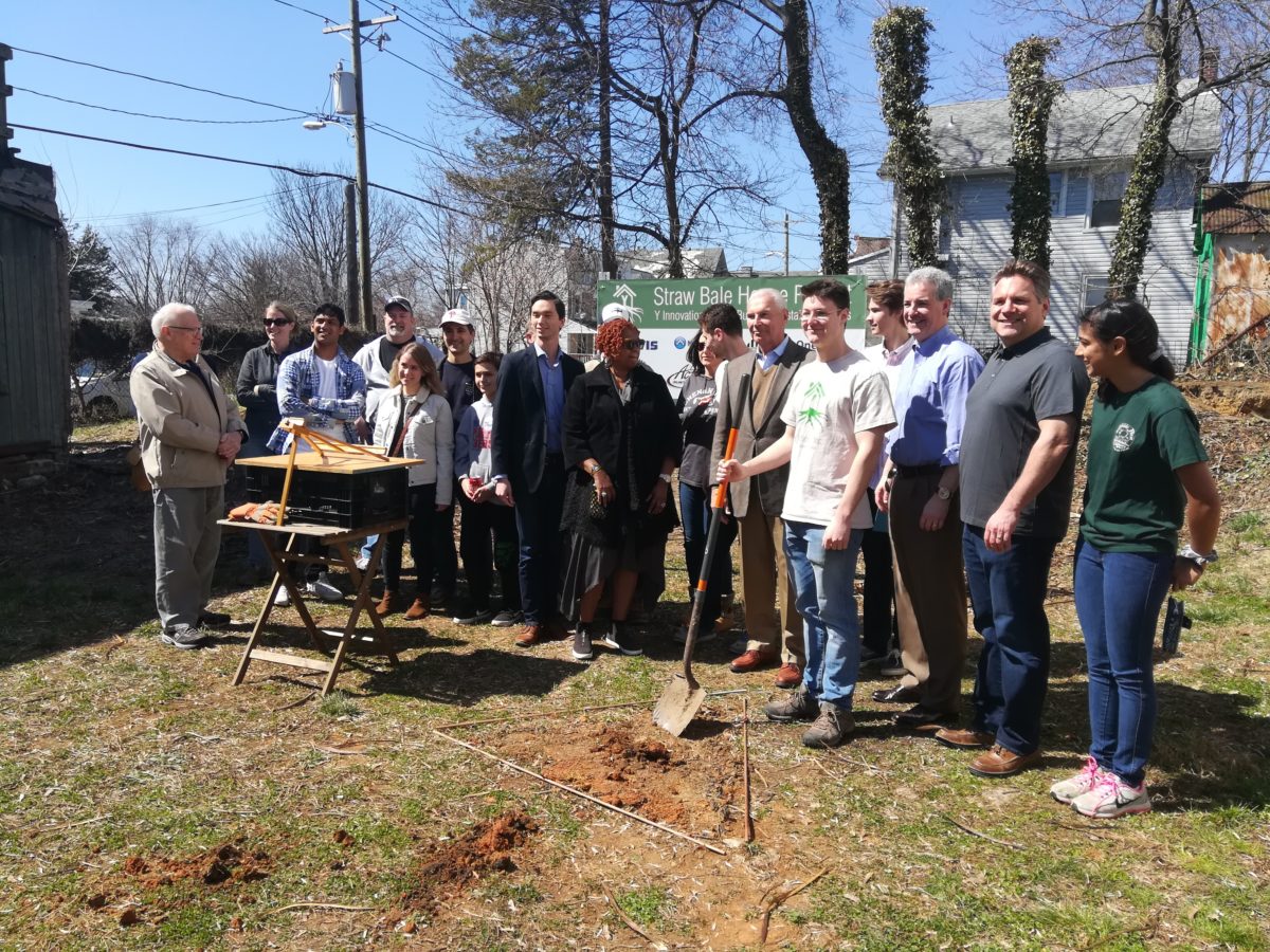 Y Innovations broke ground on its eco-friendly house.