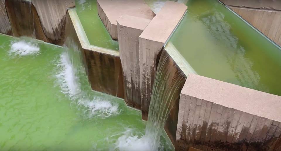 McKeldin Fountain returns in augmented reality.