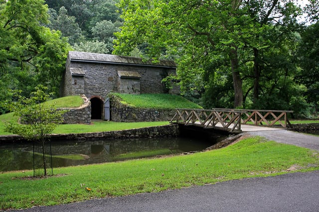 Old Powder Mill at Hagley Museum.