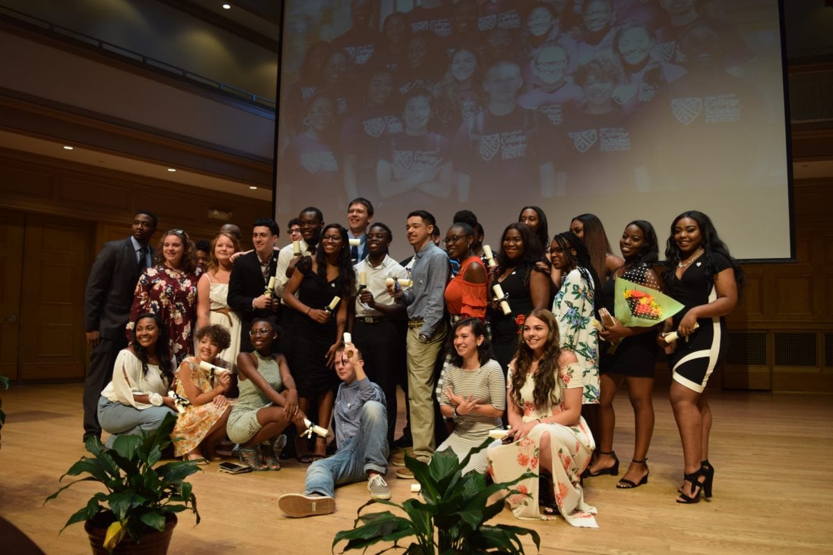 Students graduate from the Delaware College Scholars Program on June 17, 2018.