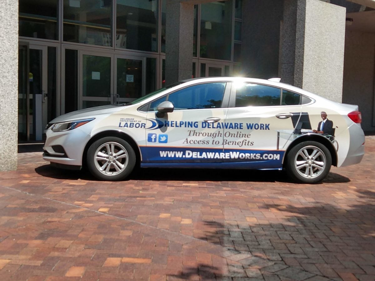 The Helping Delaware Work car design