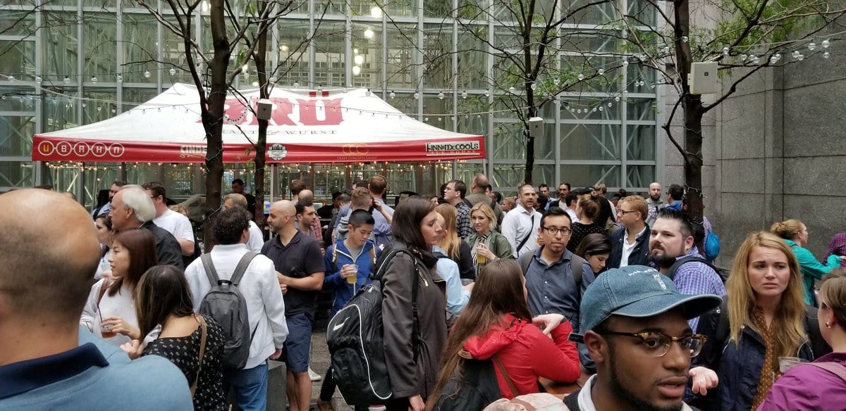 The crowd at Super Meetup 2018.