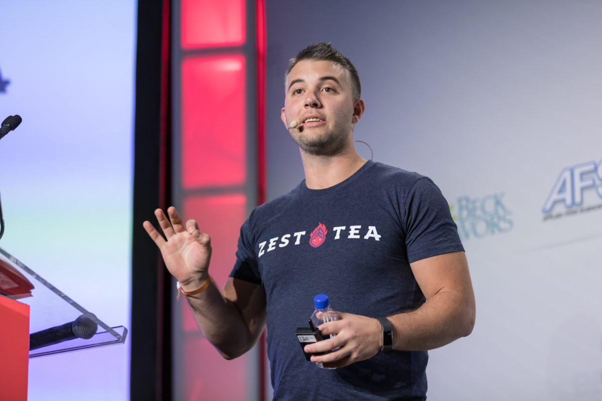 Zest Tea cofounder James Fayal.