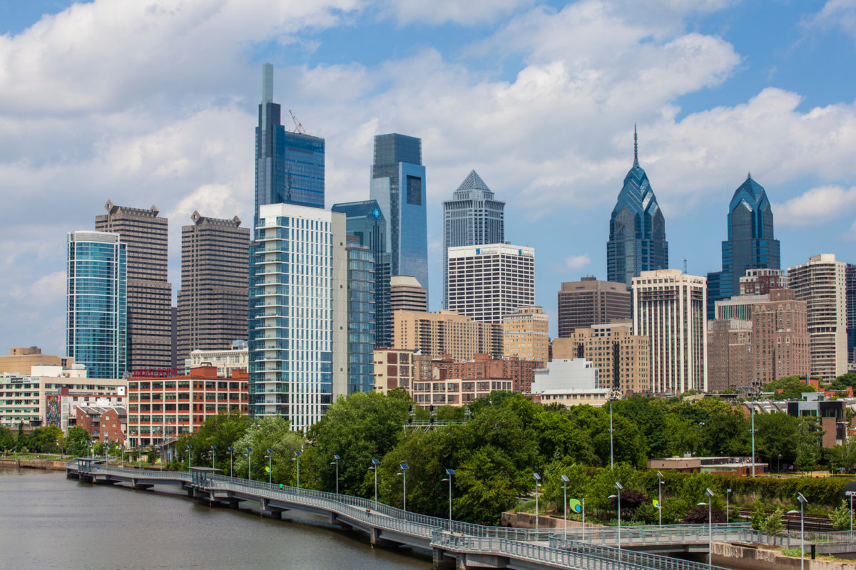 The Philly skyline