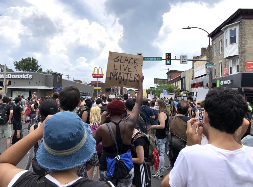 A West philly protest