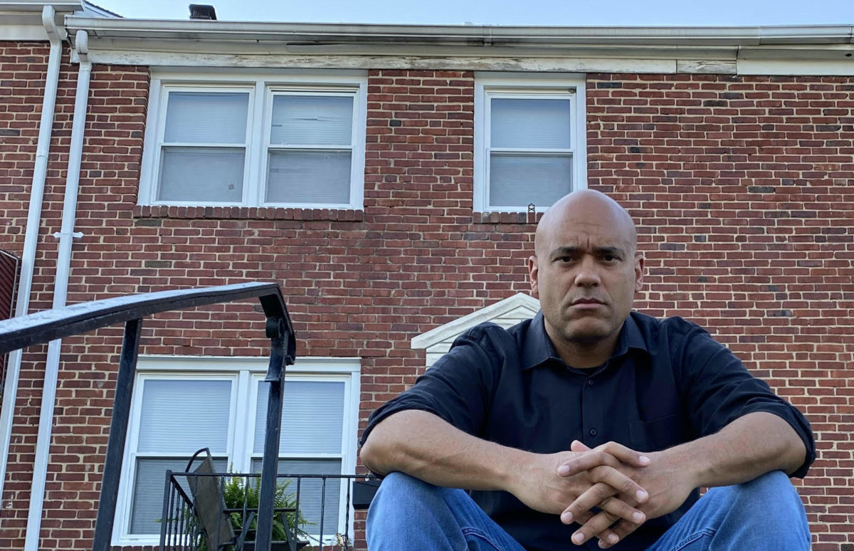 Alex Galiani outside the home where he grew up.