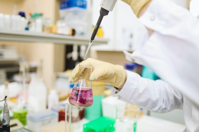 scientist in a wet lab