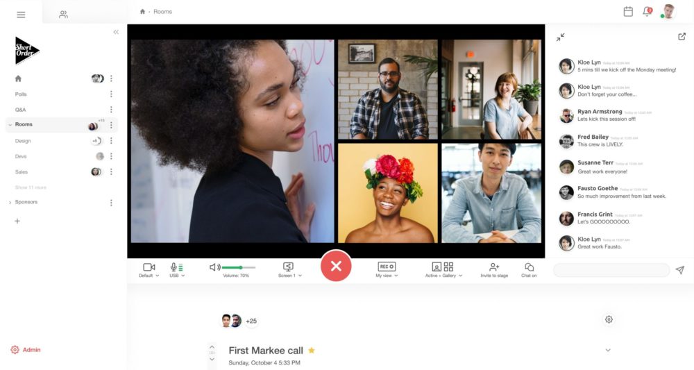 Markee screenshot