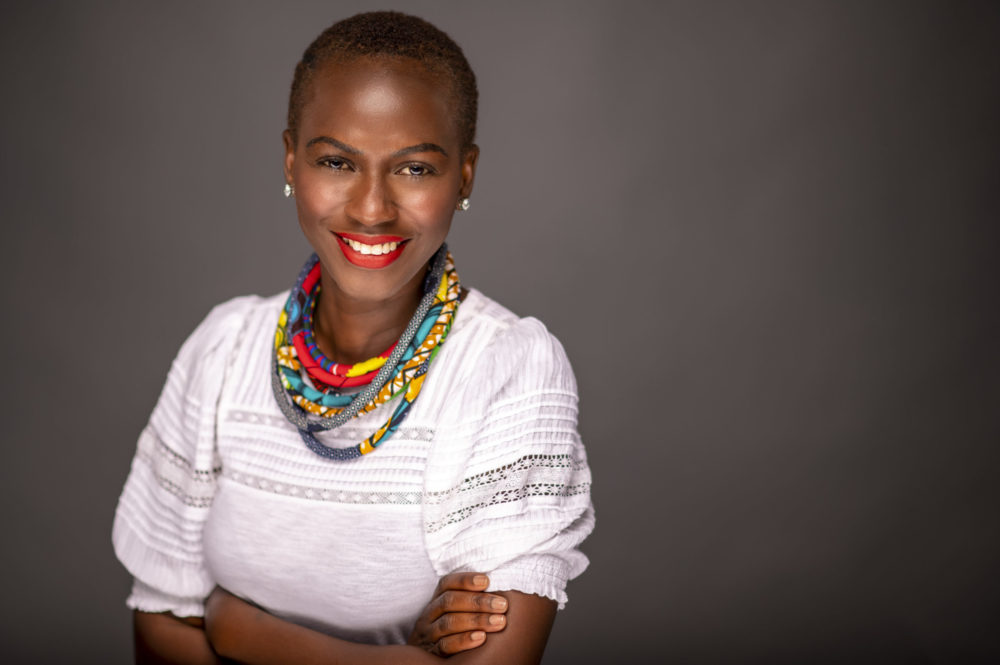 A headshot of Wolomi founder Layo George.