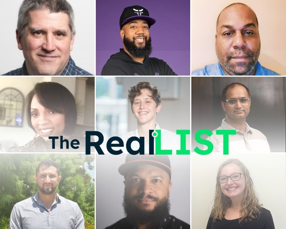 The reallist logo with a group of people.