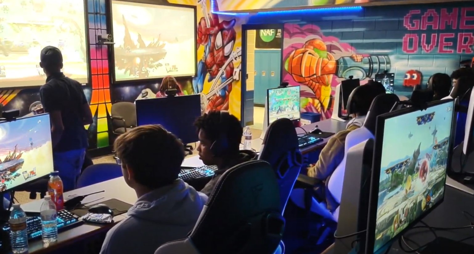 An esports arena classroom