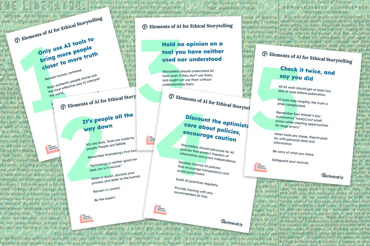 What we learned building our AI guide for ethical storytelling