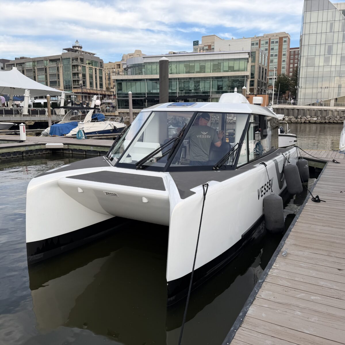 Inside New Zealand’s fossil-fuel-free ‘flying’ hydrofoil boat and its big US plans 